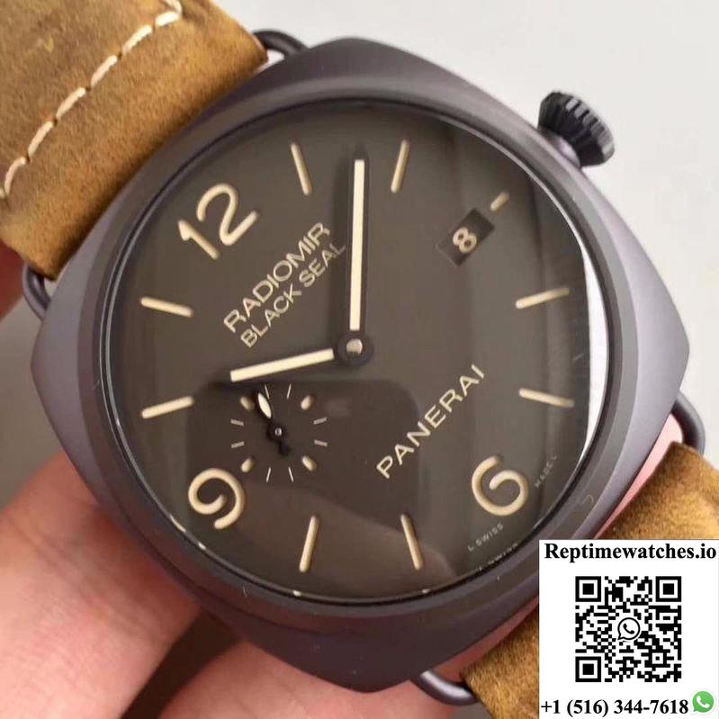 Panerai Radiomir Pam 505 Vs Factory Brown Dial-Rep Time Watches