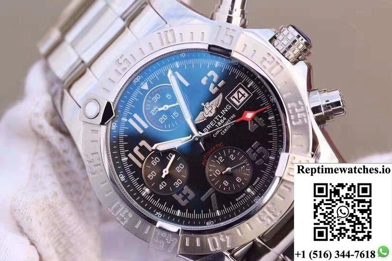 Breitling Avenger Ii A1337111Bc28168A 43Mm Gf Factory Black Dial-Rep Time Watches