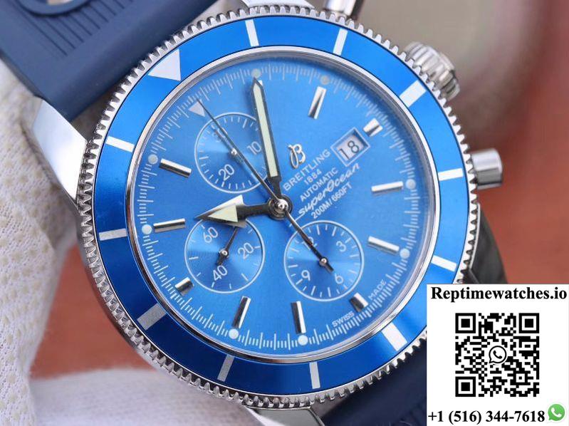 Breitling Superocean Heritage Ii Chronograph A1331216 Om Factory Blue Dial-Rep Time Watches