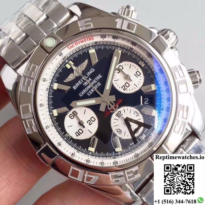 Breitling Chronomat 44Mm Ab011012/B967/375A Gf Factory Dark Blue Dial-Rep Time Watches
