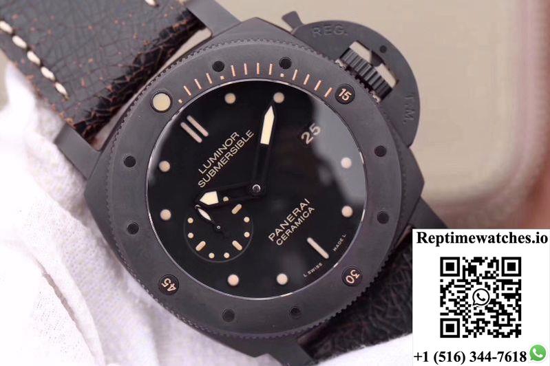 Panerai Luminor Submersible 1950 Pam508 Vs Factory V2 Black Dial-Rep Time Watches