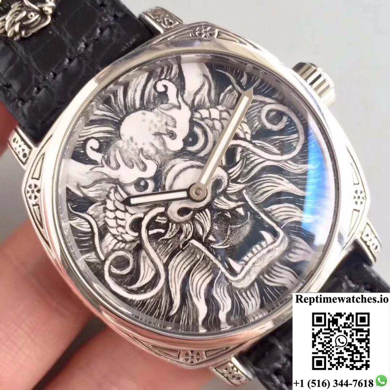 Panerai Radiomir Firenze Hand-Drawn Dragon Pattern Dial-Rep Time Watches