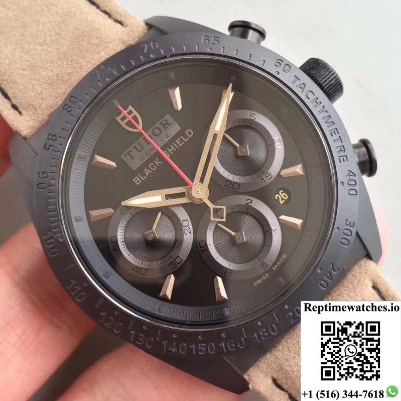 Tudor Fastrider Black Shield 42000Cn Zf Factory Black Dial-Rep Time Watches