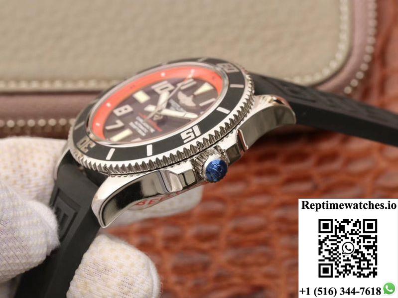 Breitling Superocean 42 Abyss Red A1736402/Ba31Bkrd Zf Factory Black Dial-Rep Time Watches