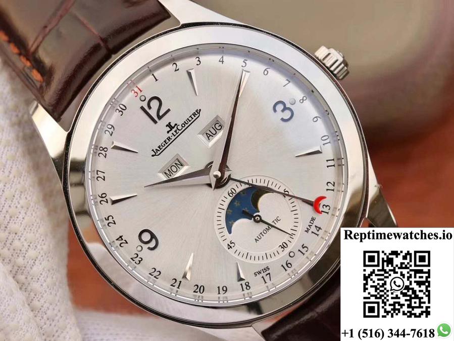 Jaeger-Lecoultre Master Calendar 1558420 Om Factory Silver Dial-Rep Time Watches