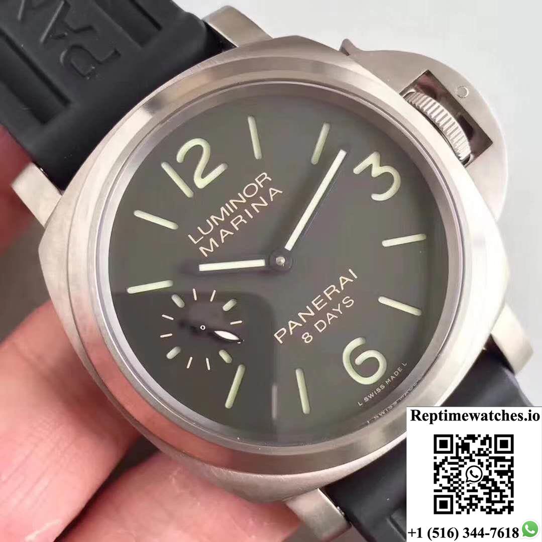 Panerai Luminor Pam510 Zf Factory Superlumed Grey Dial-Rep Time Watches