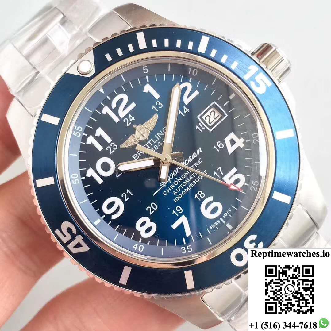 Breitling Superocean Ii 44Mm A17392D8/C910-162A Gf Factory Blue Dial-Rep Time Watches