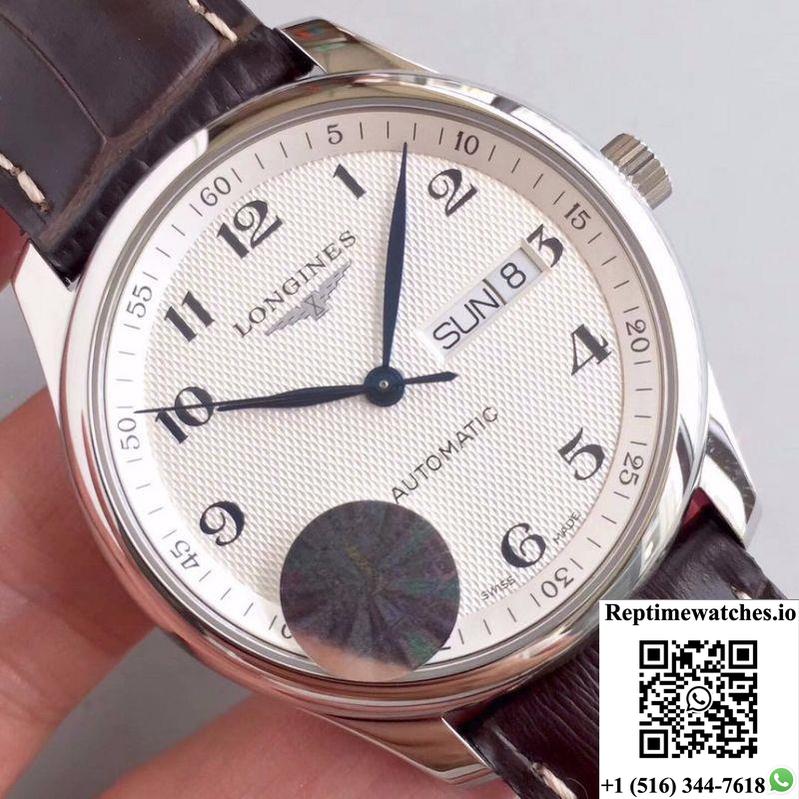 Longines Master Day-Date L2.755.4.78.3 Jf Factory Silver Dial-Rep Time Watches
