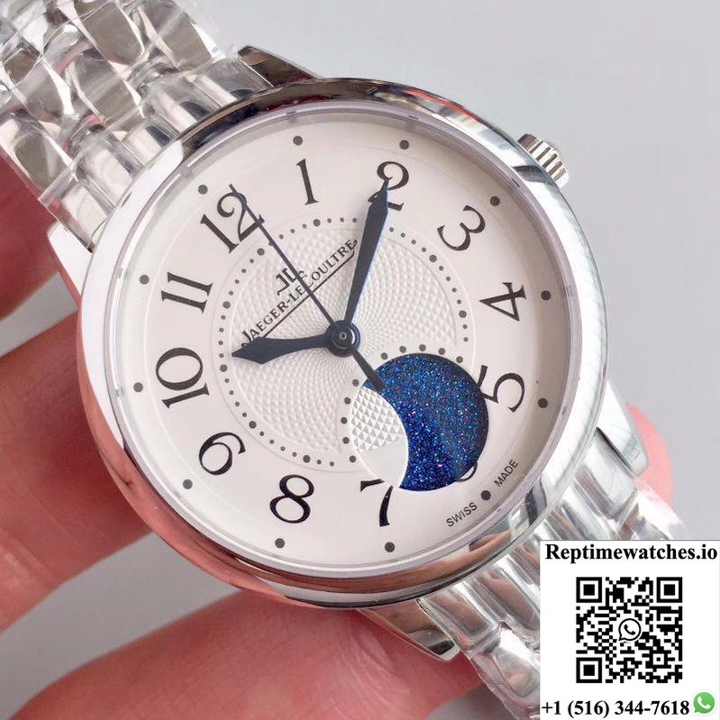 Jaeger-Lecoultre Rendez-Vous 3448420 Stainless Steel Bracelet White Dial-Rep Time Watches