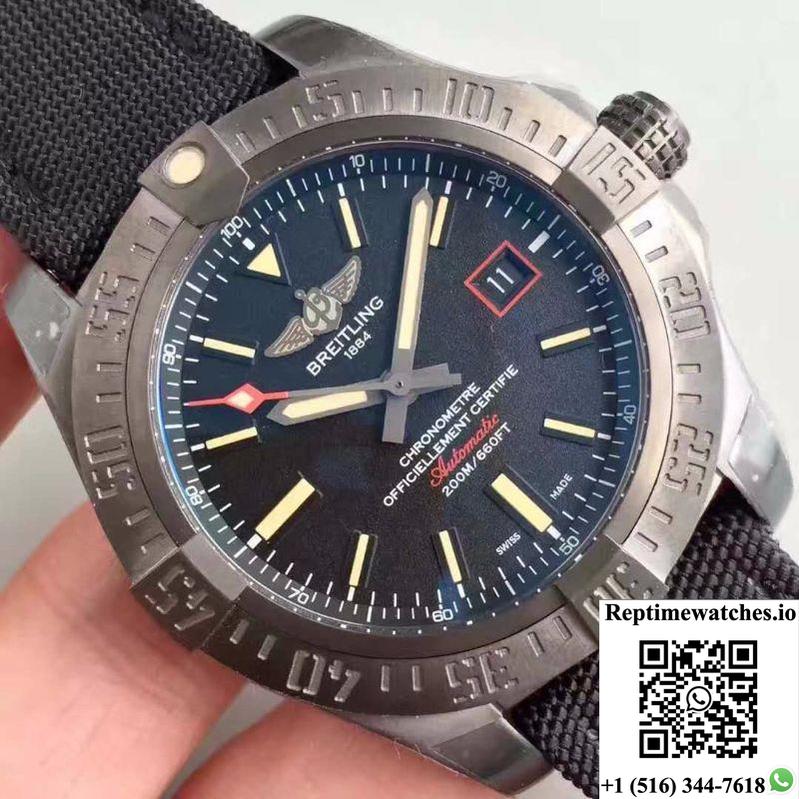 Breitling Avenger Blackbird 44 V1731110/Bd74/109W/M20Basa.1 Gf Factory Black Dial-Rep Time Watches
