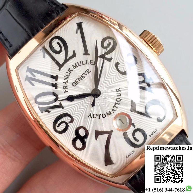 Franck Muller Casablanca Date 8880 C Dt Gf Factory V2 Silver Dial-Rep Time Watches