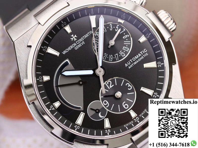 Vacheron Constantin Overseas Dual Time 47450/000W-9511 Twa Factory Black Dial-Rep Time Watches