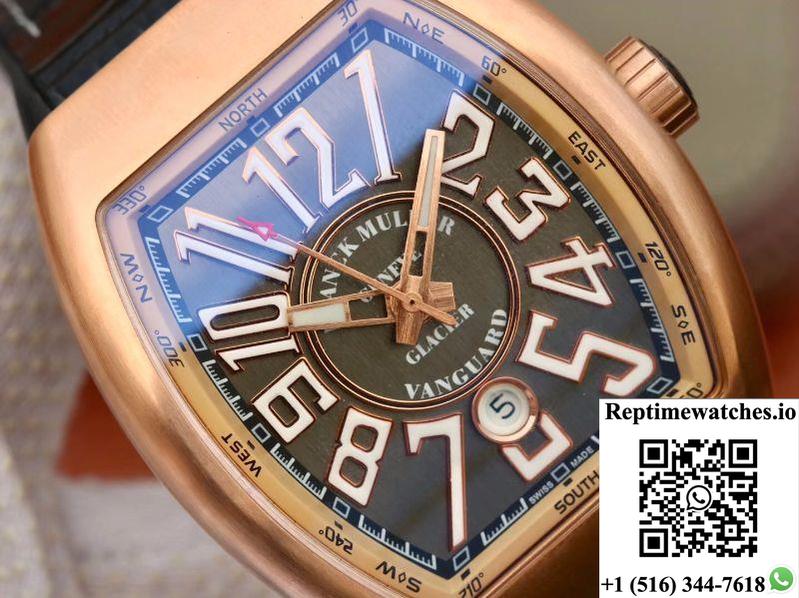 Franck Muller Vanguard V45-01 Gray Dial-Rep Time Watches