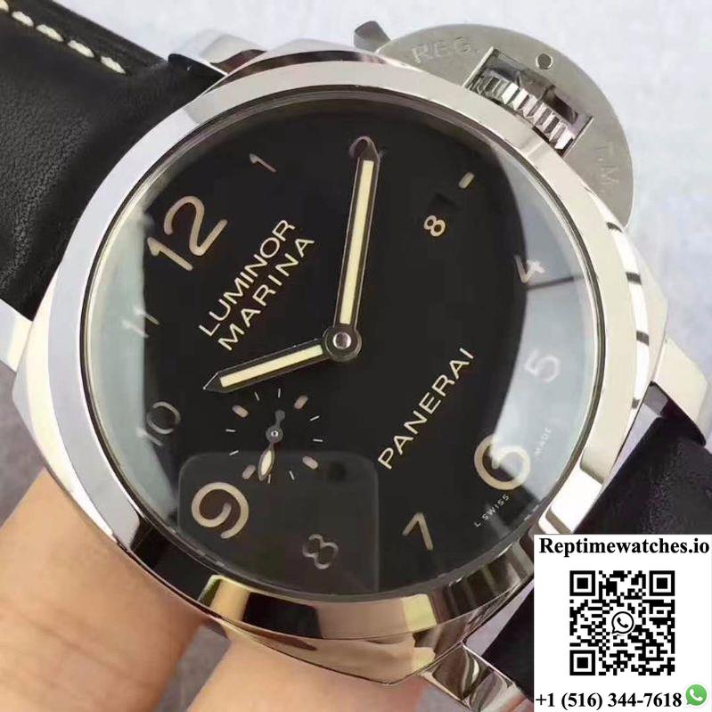 Panerai Luminor Marina 1950 3 Days Pam359 Vs Factory V2 Black Dial-Rep Time Watches