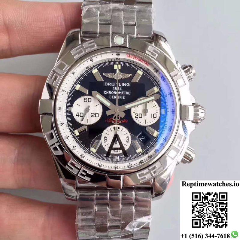 Breitling Chronomat 44Mm Ab011012/B967/375A Gf Factory Dark Blue Dial-Rep Time Watches