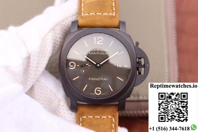 Panerai Luminor Marina 1950 3 Days Pam386 Vs Factory Black Dial-Rep Time Watches