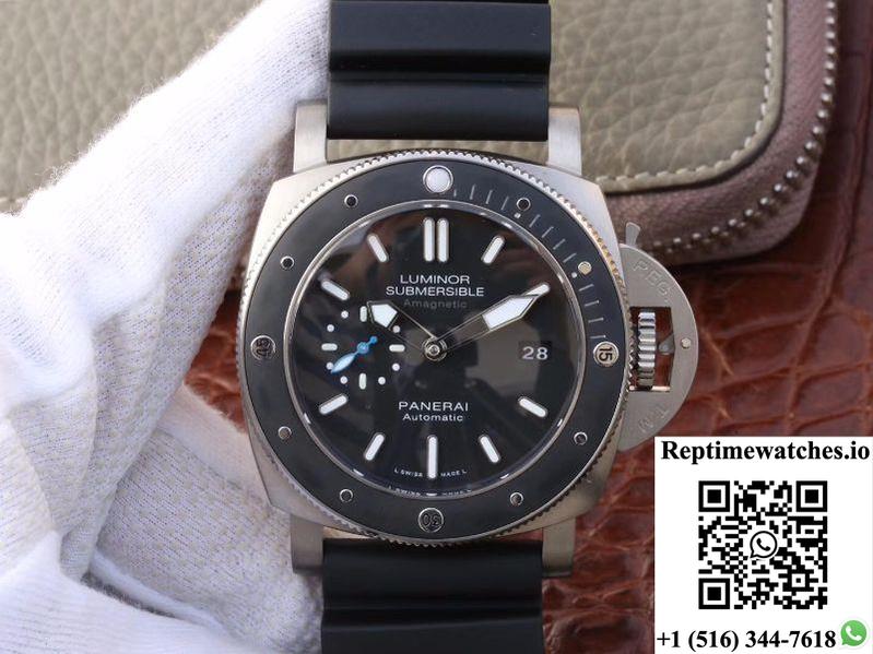 Panerai Luminor Submersible 1950 Amagnetic 3 Days Pam1389 Vs Factory Black Dial-Rep Time Watches