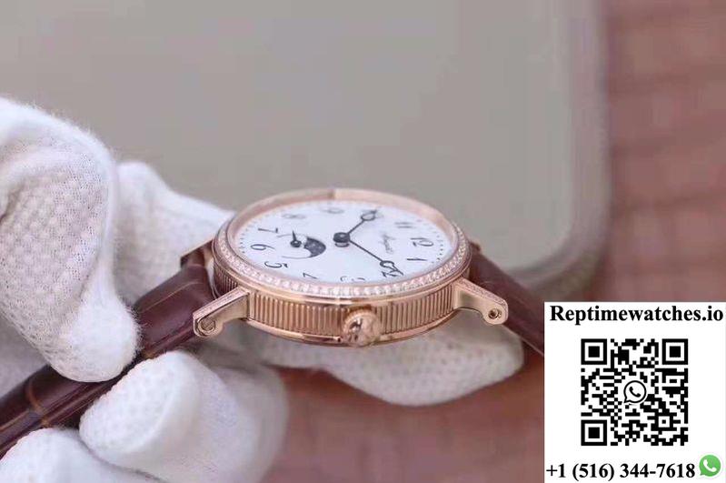 Breguet Classique Moonphase 9088Br/29/964/Dd0D White Dial-Rep Time Watches