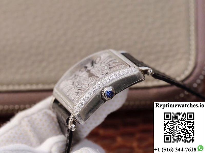 Franck Muller Master Square Ladies 6002 M Qz D Diamond Dial Gf Factory-Rep Time Watches