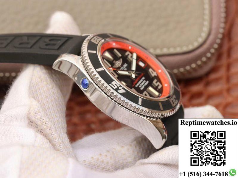 Breitling Superocean 42 Abyss Red A1736402/Ba31Bkrd Zf Factory Black Dial-Rep Time Watches