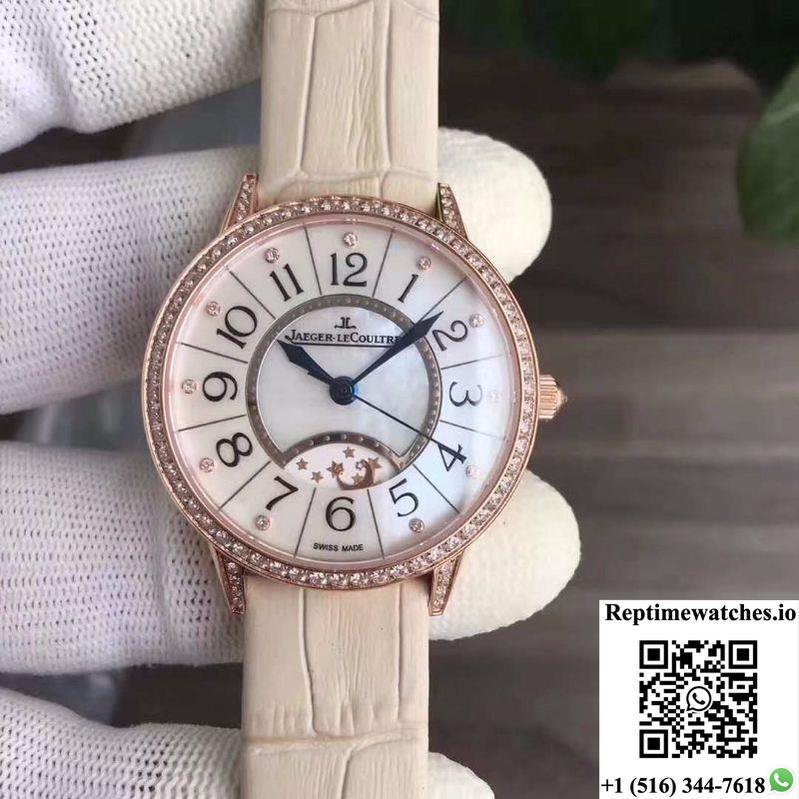 Jaeger-Lecoultre Dating Ladies White Dial-Rep Time Watches