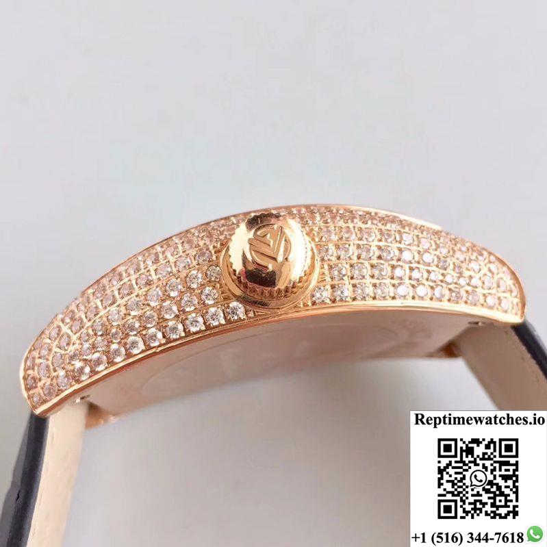 Franck Muller 8880 Sc Dt Rose Gold Diamonds Dial-Rep Time Watches