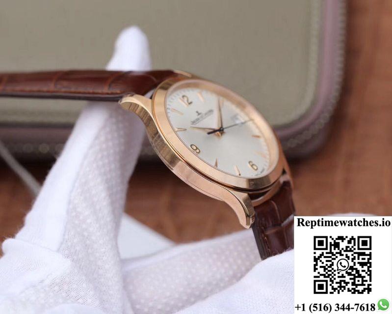 Jaeger Lecoultre Master Control Date Q1542520 Zf Factory 18K Rose Gold White Dial-Rep Time Watches