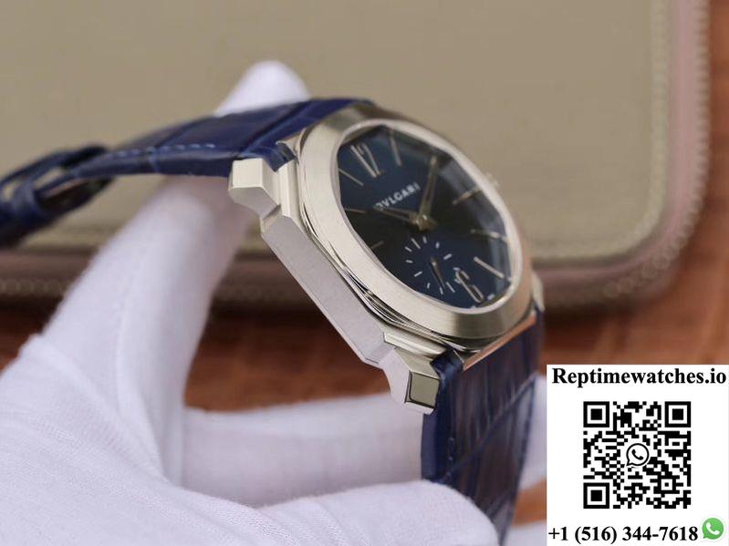 Bvlgari Octo Finissimo Extra Thin Automatic 103035 Blue Dial-Rep Time Watches