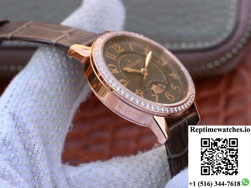 Jaeger-Lecoultre Ladies Rendez Vous Dating Q3442450 Grey Dial-Rep Time Watches