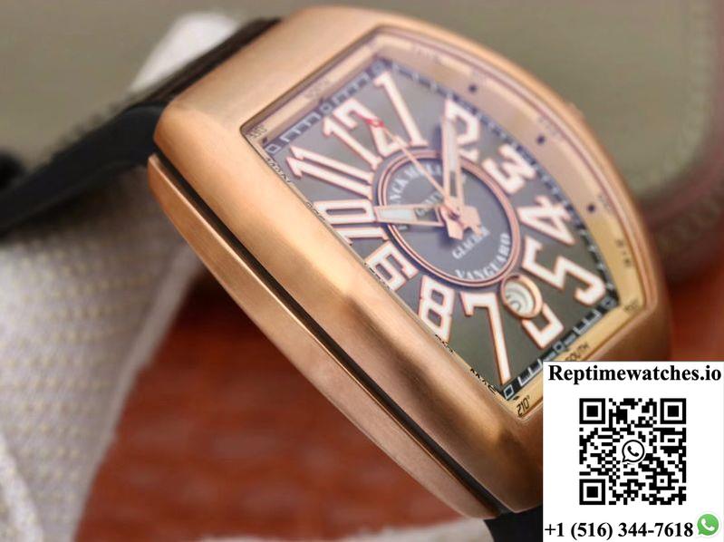 Franck Muller Vanguard V45-01 Gray Dial-Rep Time Watches