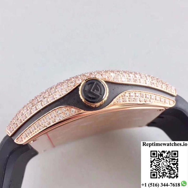 Franck Muller 8880 Sc Dt Rose Gold Diamond Dial-Rep Time Watches