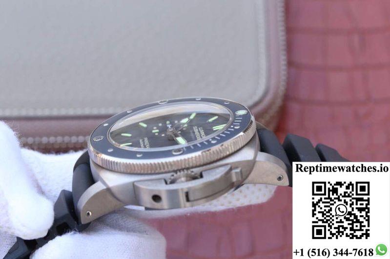 Panerai Luminor Submersible 1950 Amagnetic 3 Days Pam389 Vs Factory V2 Black Dial-Rep Time Watches