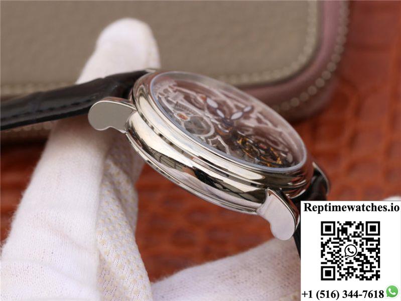 Franck Muller Giga Tourbillon 7048 T G Sqt Br Silver Skeleton Dial-Rep Time Watches