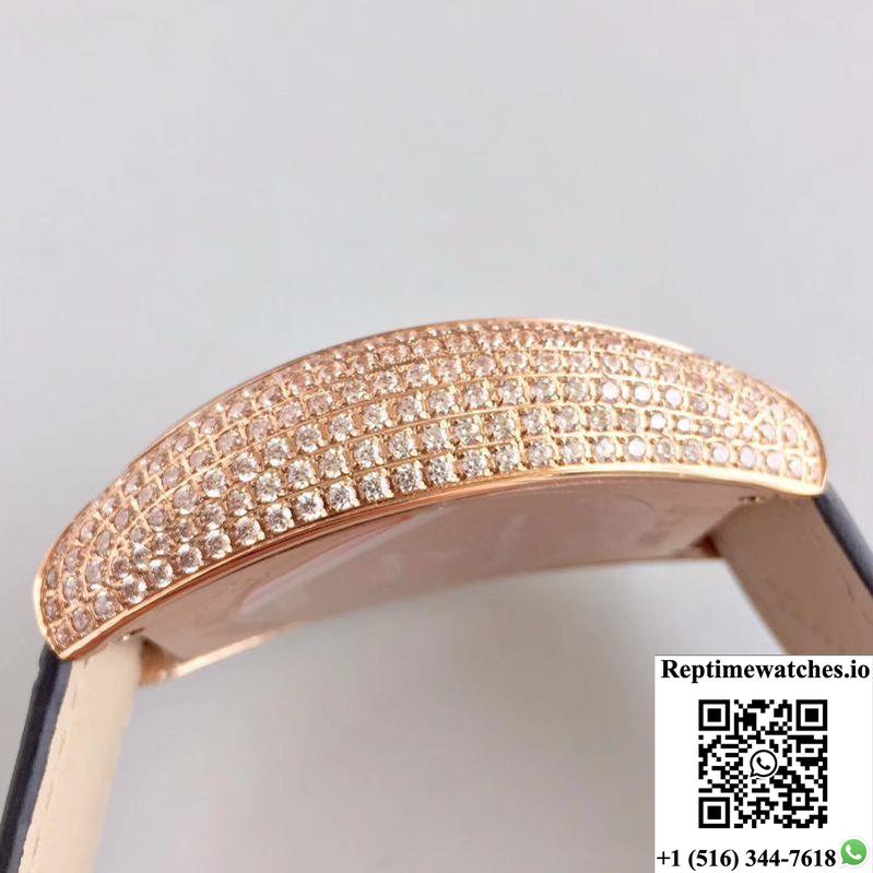 Franck Muller 8880 Sc Dt Rose Gold Diamonds Dial-Rep Time Watches