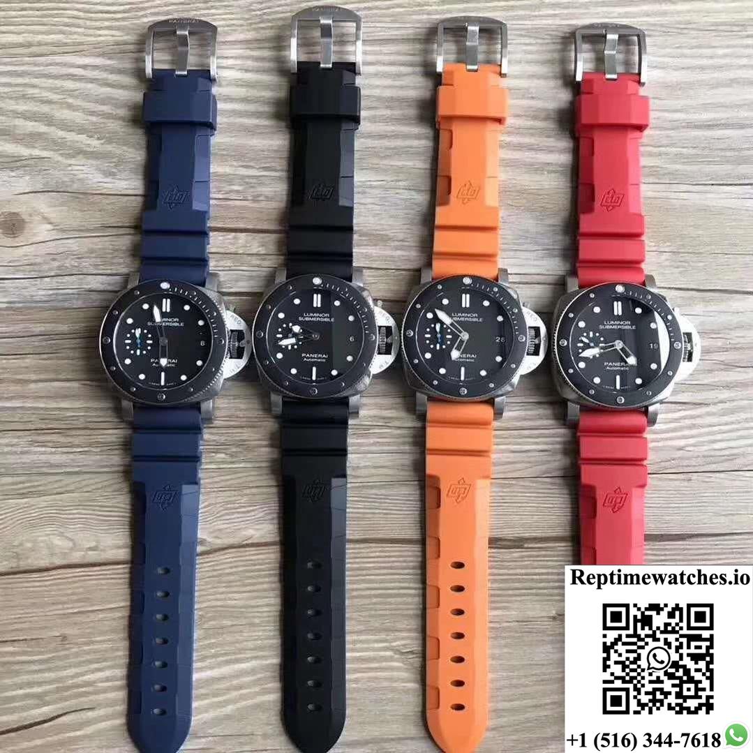Panerai Luminor Submersible Pam1389 Vs Factory Black Dial-Rep Time Watches