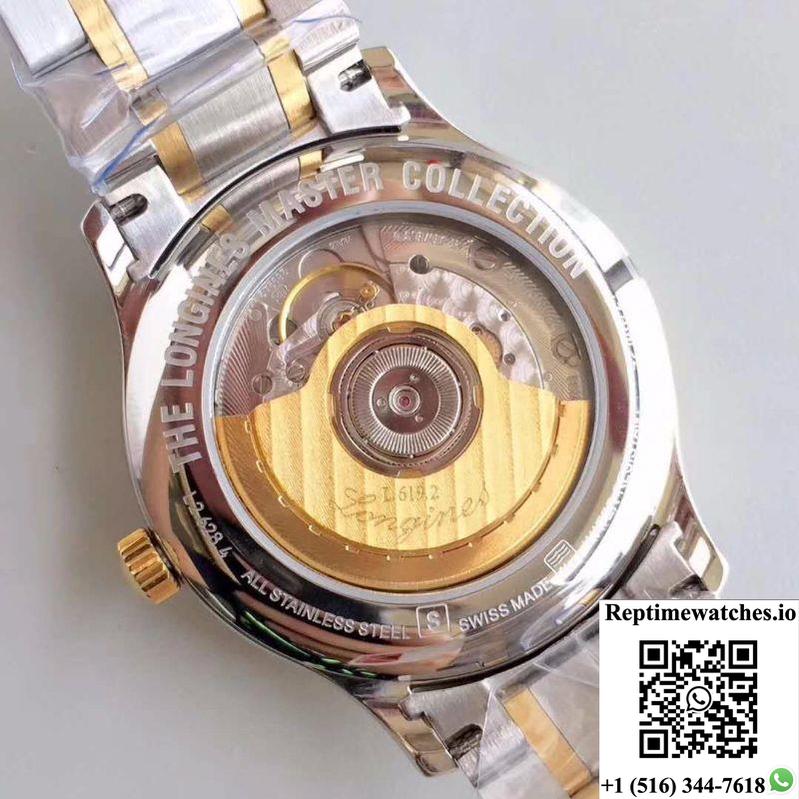 Longines Master Collection Kz Factory White Textured Dial-Rep Time Watches