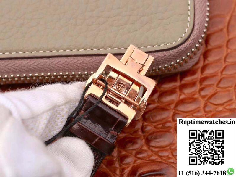 Vacheron Constantin&Nbsp;Fiftysix Day-Date 4000E/000R/B438 18K Rose Gold White Dial-Rep Time Watches