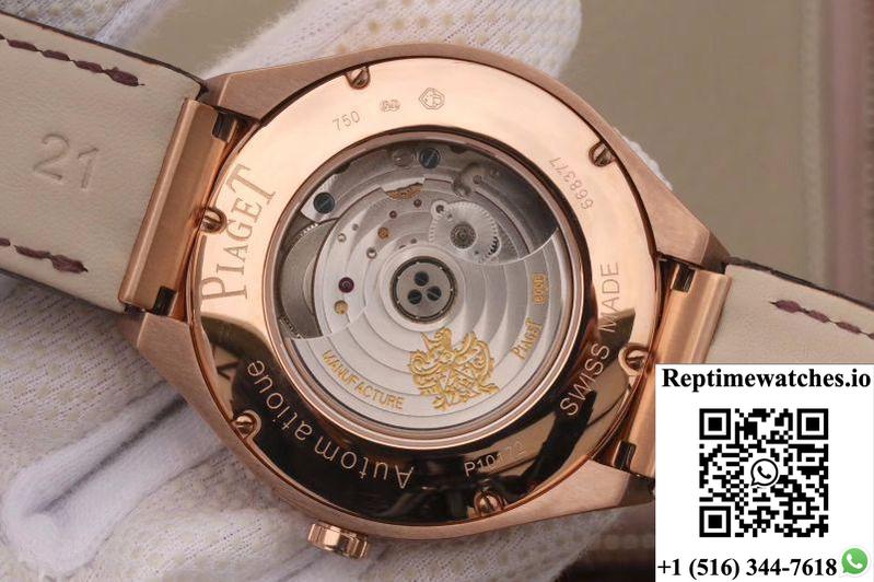 Piaget Polo Mks Factory Rose Gold Case Diamond Dial-Rep Time Watches