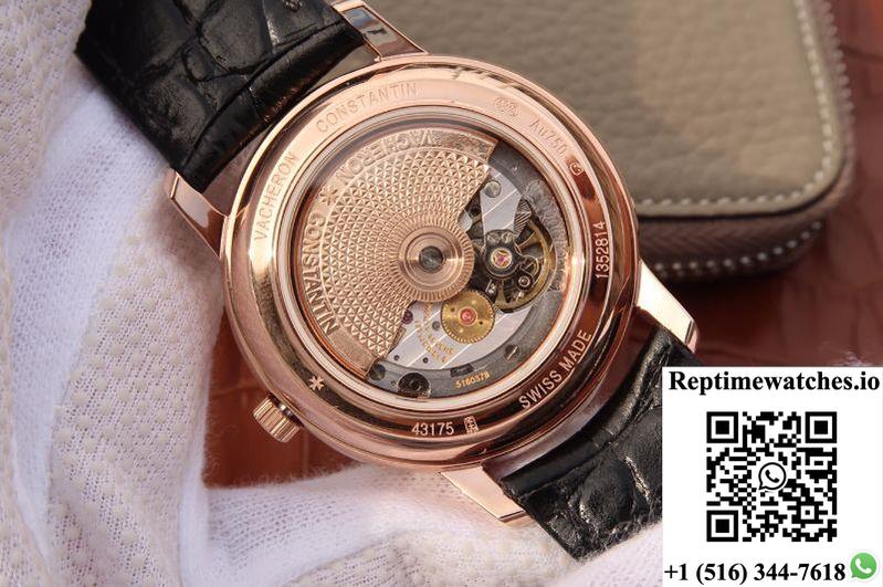 Vacheron Constantin Patrimony Perpetual Calendar 43175/000R-B343 Black Dial-Rep Time Watches