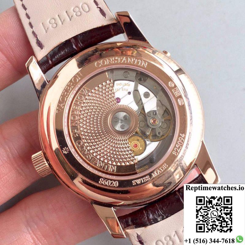 Vacheron Constantin Patrimony 4010U/000R-B329 18K Rose Gold White Dial-Rep Time Watches