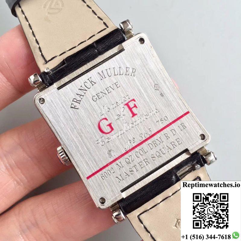 Franck Muller Master Square Ladies 6002 M Qz D White Dial Gf Factory-Rep Time Watches