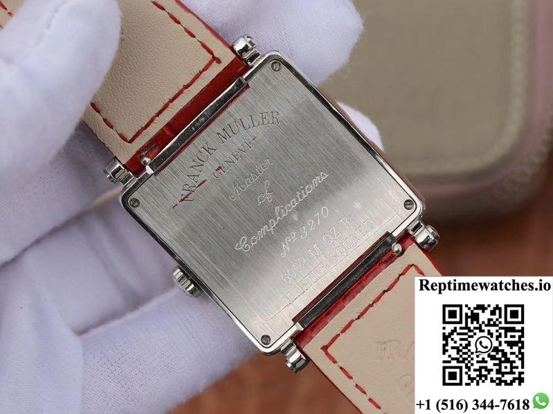 Franck Muller Master Square Ladies 6002 M Qz R Gf Factory White Dial-Rep Time Watches