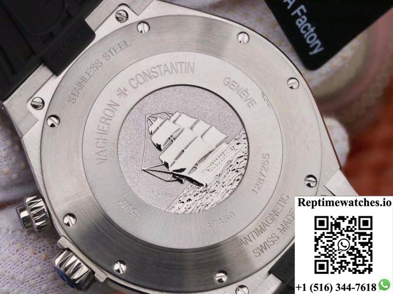 Vacheron Constantin Overseas Dual Time 47450/000W-9511 Twa Factory Black Dial-Rep Time Watches