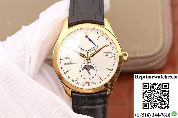Jaeger-Lecoultre Master Calendar Q151242A 18K Yellow Gold Silver Dial-Rep Time Watches