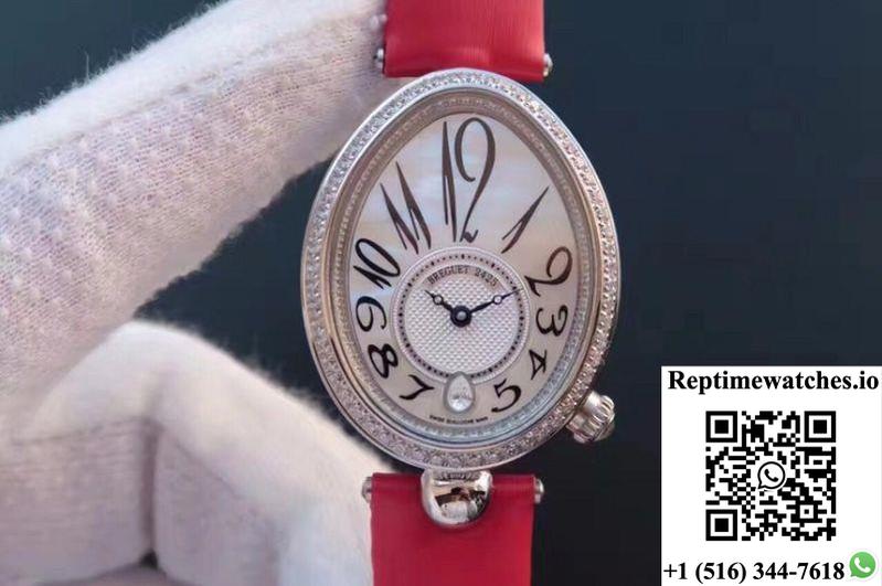 Breguet Ladies Reine De Naples 8918Bb/58/864/D00D White Dial-Rep Time Watches