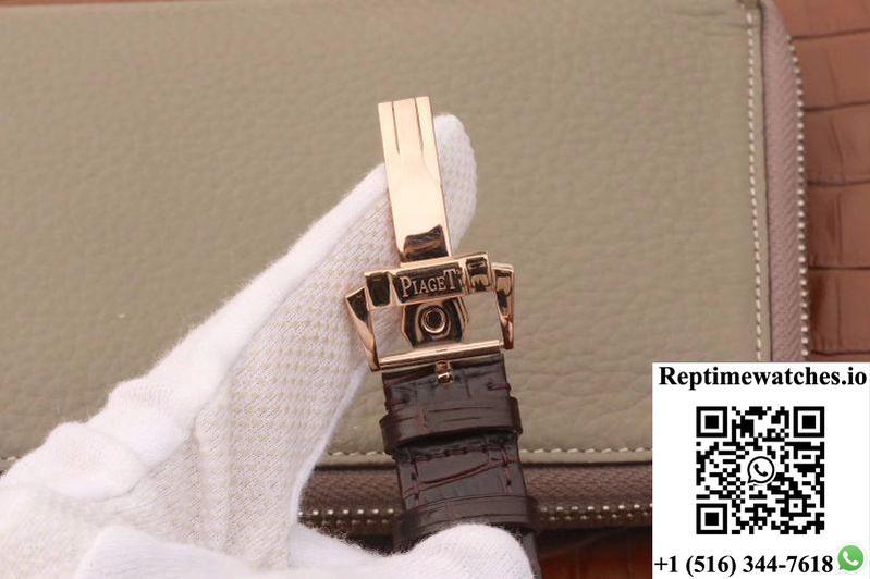 Piaget Polo Mks Factory Rose Gold Case Diamond Dial-Rep Time Watches