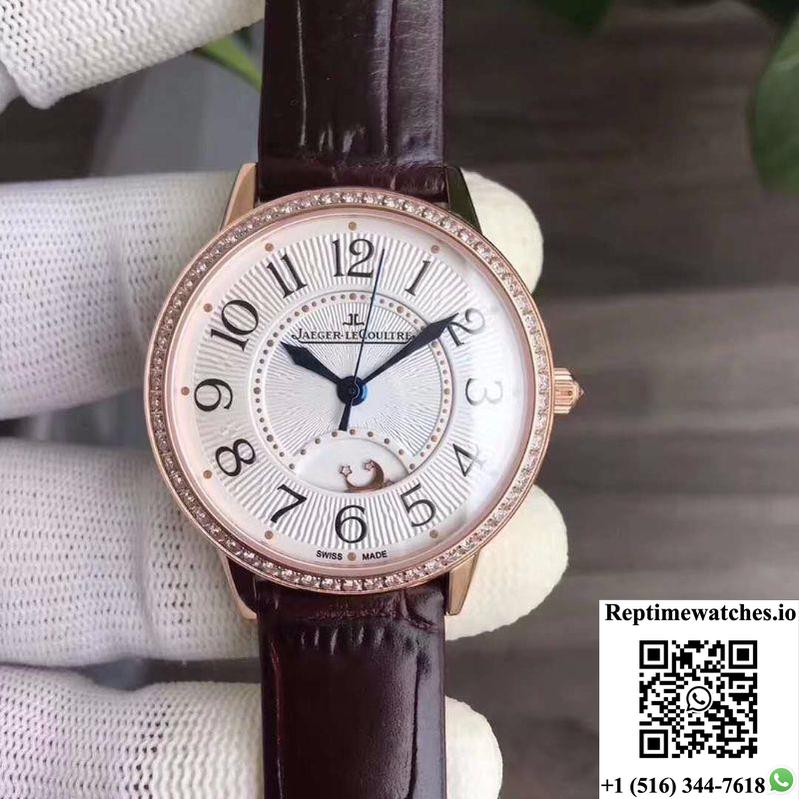Jaeger-Lecoultre Dating Ladies White Dial-Rep Time Watches