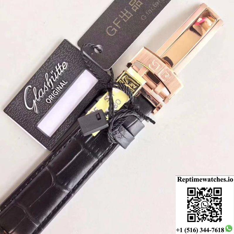 Glashutte Senator Panorama Date Moon Phase 100-04-32-15-04 Gf Factory White Dial-Rep Time Watches