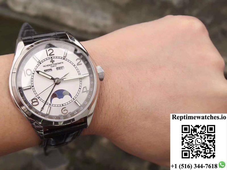 Vacheron Constantin Fiftysix Day-Date 4000E/000A-B439 White Dial-Rep Time Watches