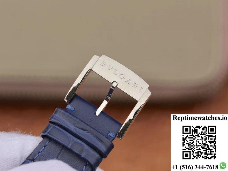 Bvlgari Octo Finissimo Extra Thin Automatic 103035 Blue Dial-Rep Time Watches